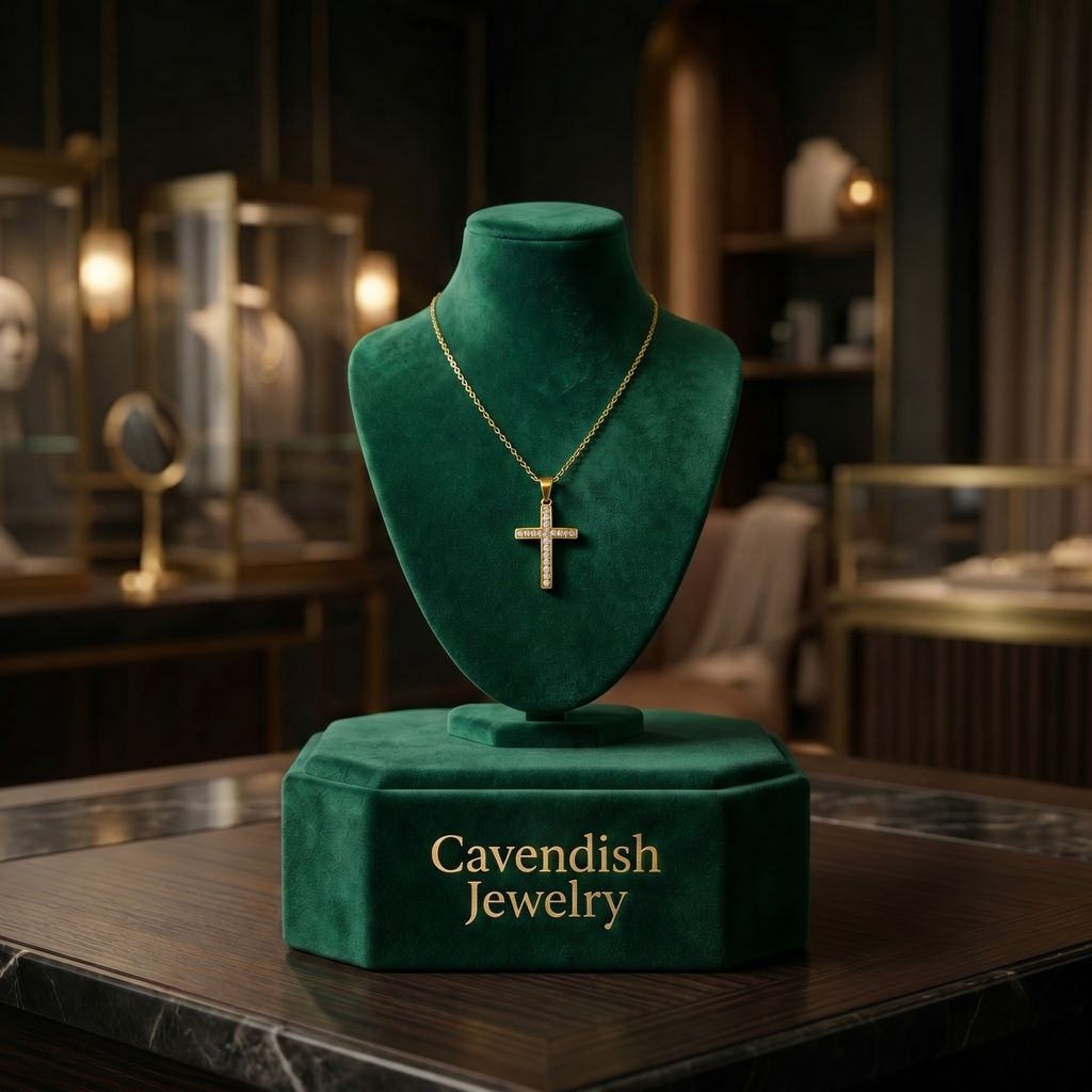 Luminara Cross Necklace & Earrings