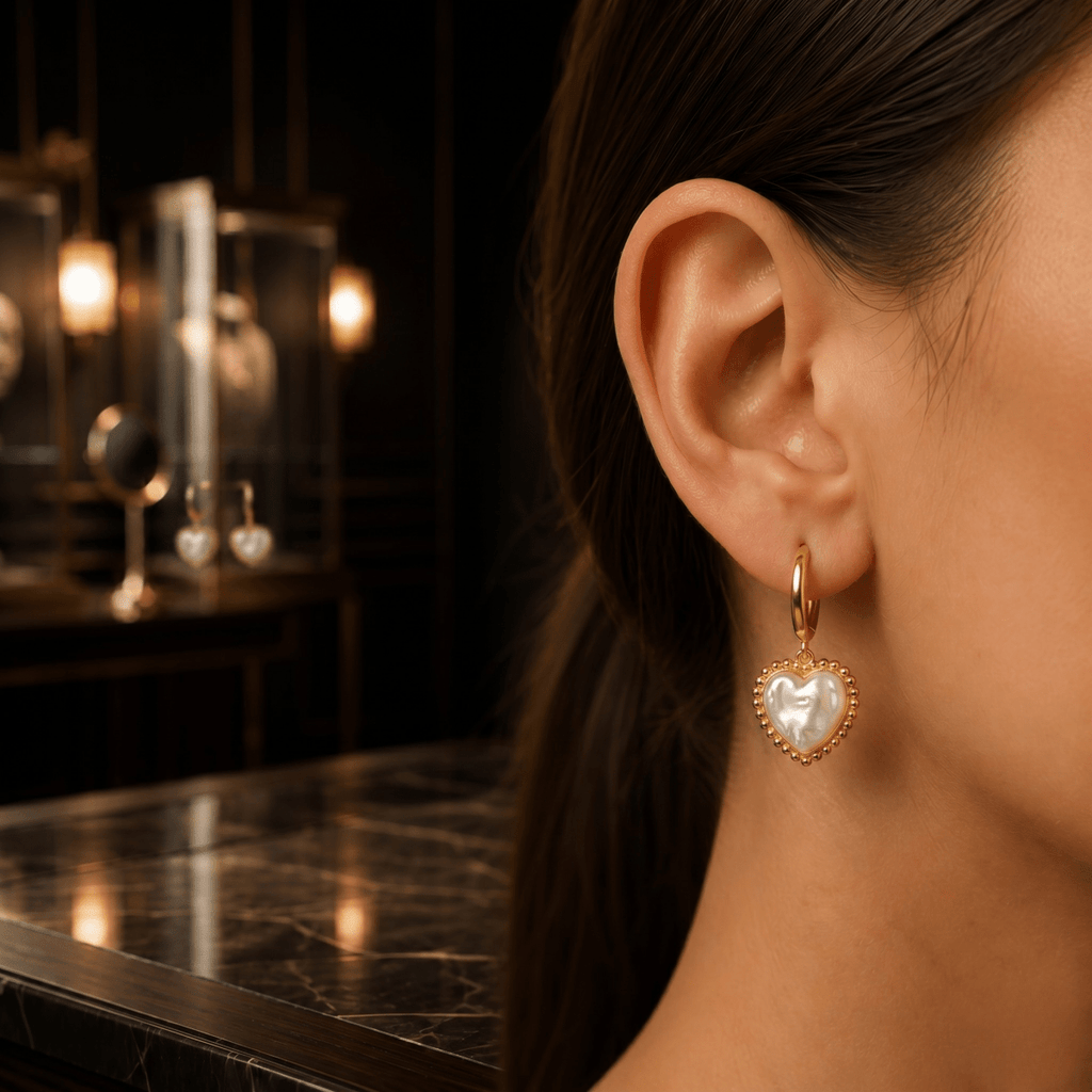 Amour Pearl Earrings - Cavendish Jewelry