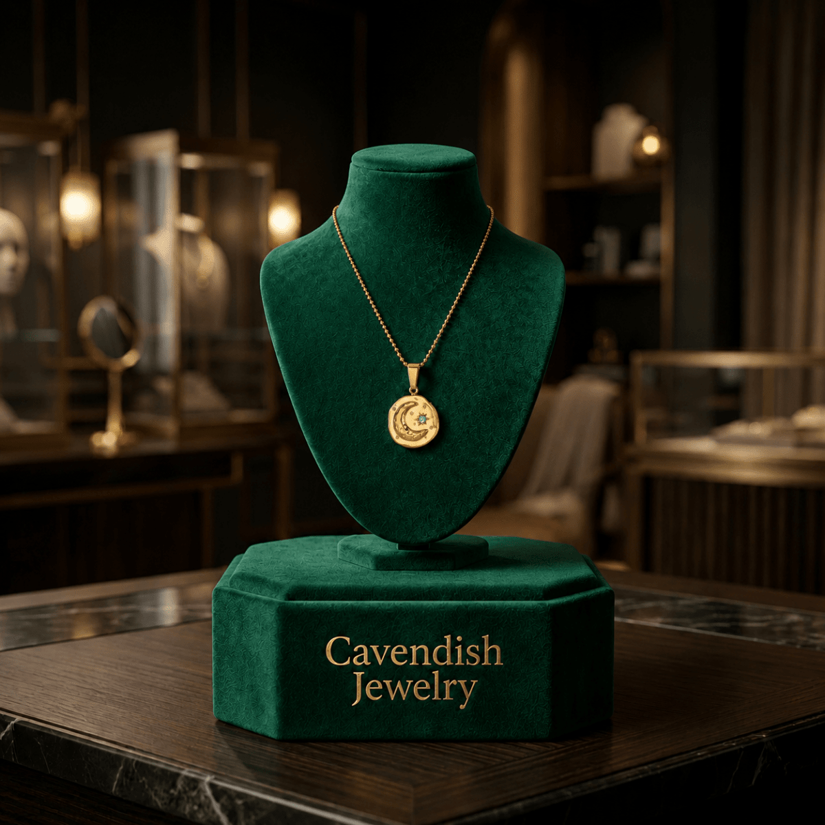 Aurelia Coin Necklace - Cavendish Jewelry