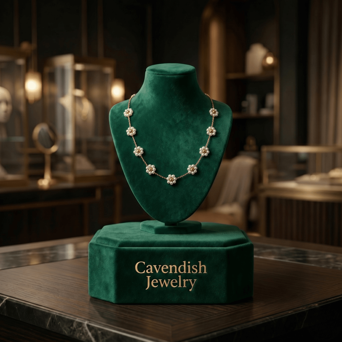 Lunabelle Floral Bracelets Anklet Necklace - Cavendish Jewelry